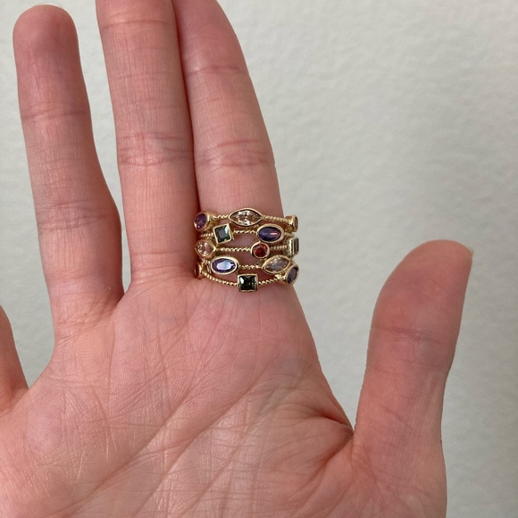 New Vanessa Mooney THE GEMSTONE RING - Picture 5 of 8